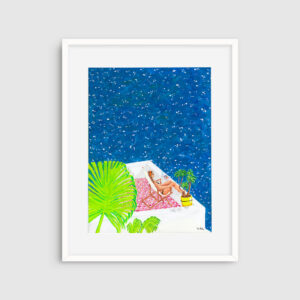 Sentada Frente al Mar - Print