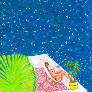 Sentada Frente Al Mar