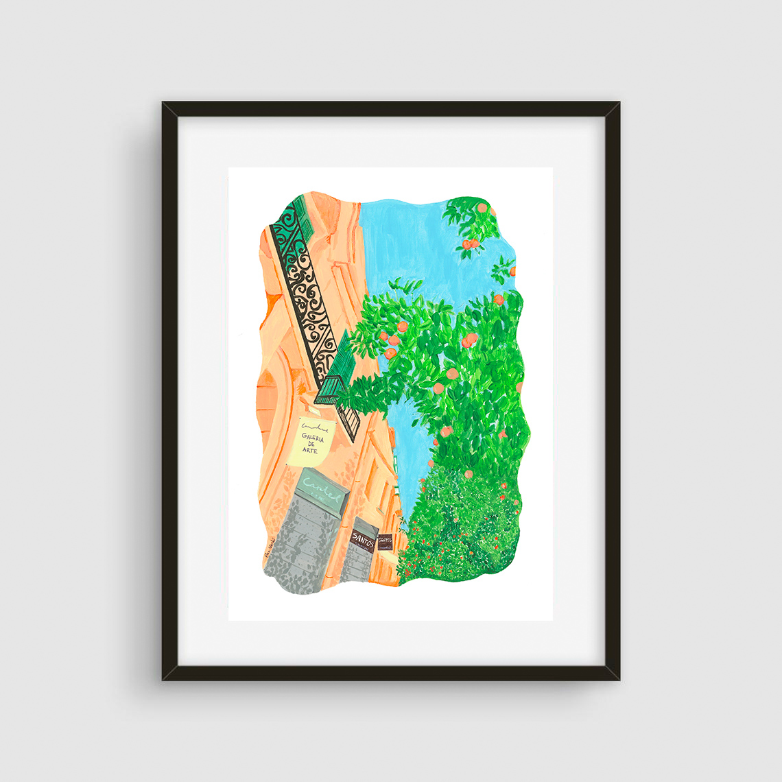 Naranjos En Malaga - Print - Imagen 4