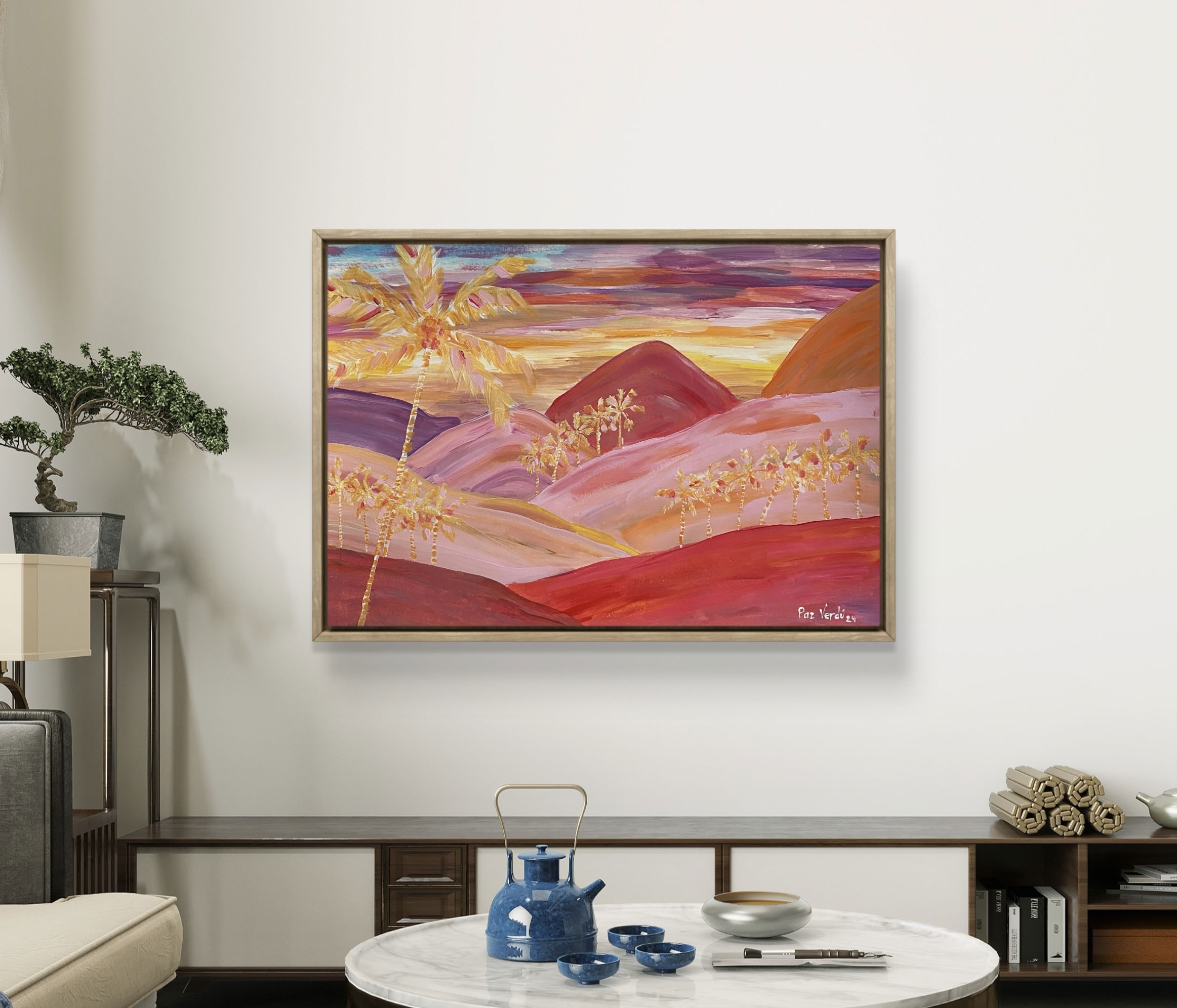 Pink Mountains - Print - Imagen 3